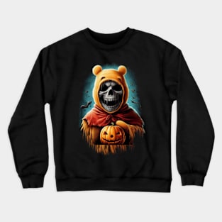 Skullface Pooh: A Dark Twist on Childhood Nostalgia T-Shirt Crewneck Sweatshirt